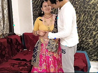 Indian hunter dominates curvy housewife, Puja, forth a massive creampie forth homemade video