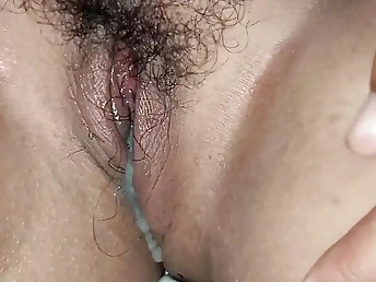 Super-naughty Chinese teenager with hefty baps gets a harsh ravage finishing with a mammary surprise