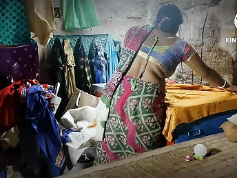 Indian Desi housewife India Desi undresses & gets ripped up rear end-fashion from behind
