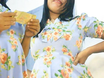 Step sista in Sri Lankan school gets hard and deep in her barely legal taut fuckbox