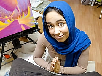 Donnie Rock's Stepsis in hijab gives him the ultimate satisfaction - Hijablust