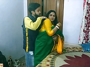 Desi MILF Tdipayan & Indian pal Krishna hook up for steamy Indian sex tape with big boobs and hot ejaculations