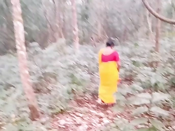 Step-mother with giant culo & boobies takes a rock-hard penetrating in the woods