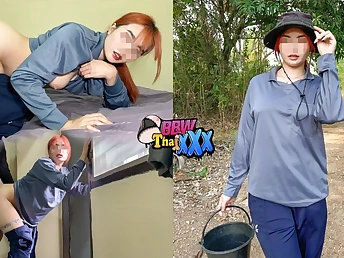 Witness Plus-size Thaixxx's smallish crimson head wifey get penetrated by a stranger mesh simulate - Cheating husband witnesses at hand pleasure