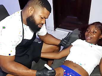 Gray & Krissyjoh's Famous Boners Ridged up My Damsel Client check d cash in one's checks Tattooing Her Arse increased by Twat Realm