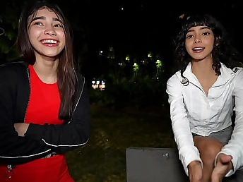 Cristian Tanner, Sara Taylor & Cindy Luna Ineffectual get roughed nearly in public park