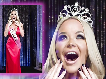 Miss Texas America keeps her crown by keeping quickening round implement