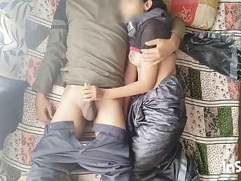 Witness me finally wreck my bhabhi's taut Indian snatch in a tough morning boink jamboree!