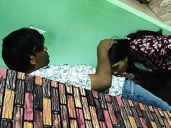 Desi Indian Jija Attempts to Wring Her Saali Penis and Gets a Rock hard Humping