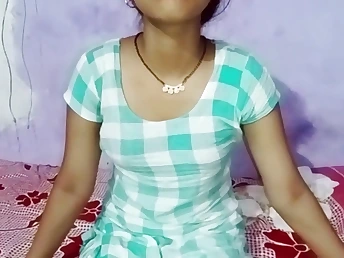 A first-time experience everywhere step-brother-in-law for this Indian babe in clear Hindi audio