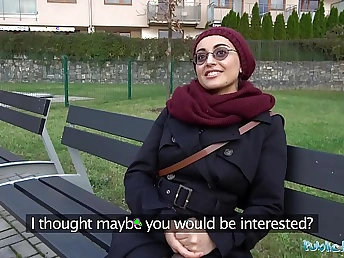 Yasmeena's very first duration on camera: pays cash for a ample flow on public agent's rigid density