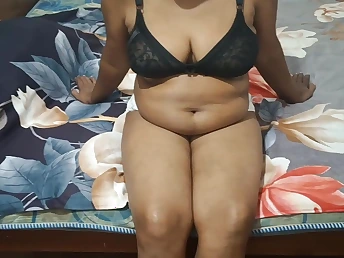Desilovelady's hot stepmom is a hot MILF involving ASMR Hindi action