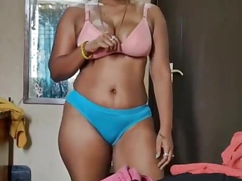 See as Monica, the uber-sexy Tamil sweetheart, peels off down to stark naked her lil' booty