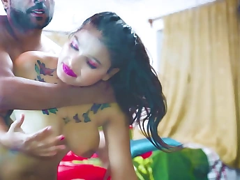 Kalpesh & Suhana's Steaming Motor coach Damsel Punks Plowed by Old Docent