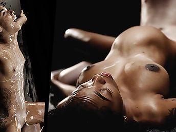 Dark-hued Angel GONZO takes on a fat stream of spunk & drinks level with in every direction in this jizz-packed compilation