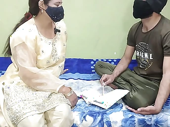 Rukhsana1's stepdaughter gets her niggardly ass drilled wits Indian Tharki Lecturer in Hindi Audio Hookup