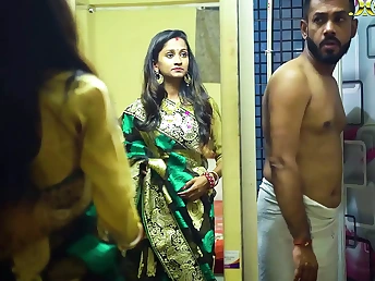 Desi Step Mom Pummels Wifey with Hard Cock space fully Observing FestVal