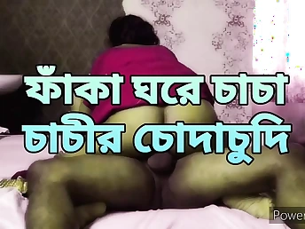 Non-participant Chachi Porokiya's torrid bhabhi orgy soiree on touching hotwife neighbors
