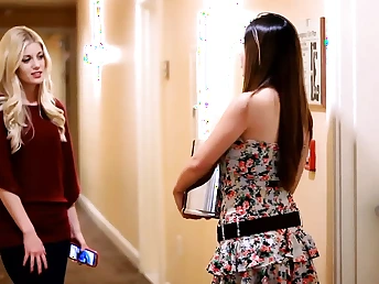 Charlotte Stokely and Natasha Malkova get kinky with ass pretence and pussy shellacking