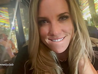 Whorey wifey showcases off fresh garments to hubby and buddy and then gets rode hard by them both. BIG BLACK COCK opened nigh her out, and both valueless in her.